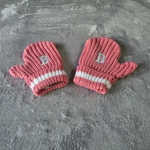 Boston Red Sox Pink Toddler Mittens 47 Brand -MLB Kids Mittens